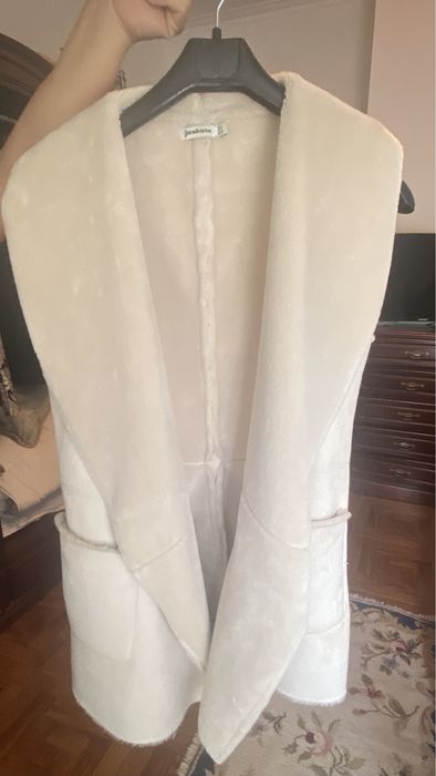 Casaco colete sem mangas