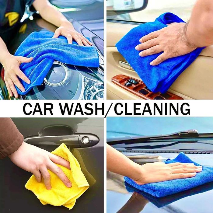 Ścierka mikrofibra bardzo chłonna, 350 g/m2, zestaw 9 szt. 40x40