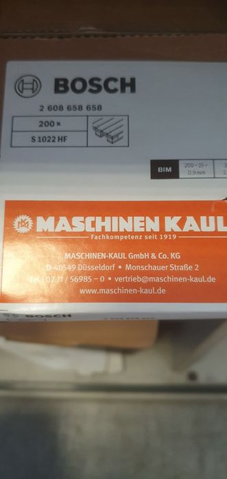 Noże do metalu i drewna firmy Bosch