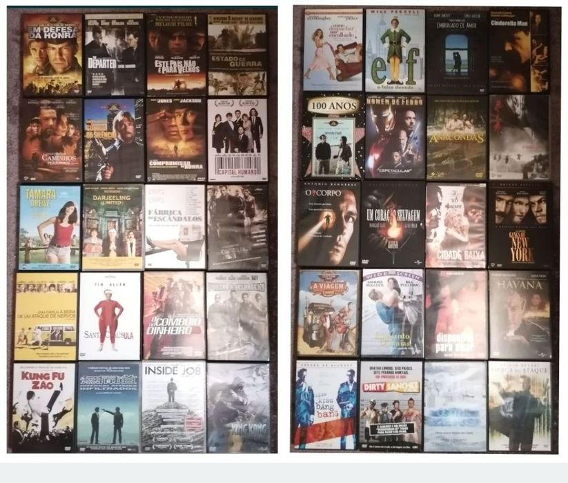 Lote 225 DVD'S Originais (LOTE 29)