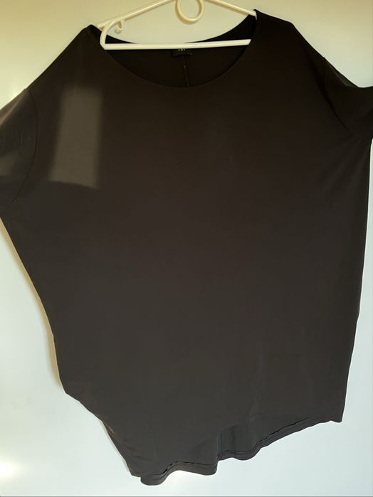 Длинная черная туника FOX большого размера , подойдет для беременных