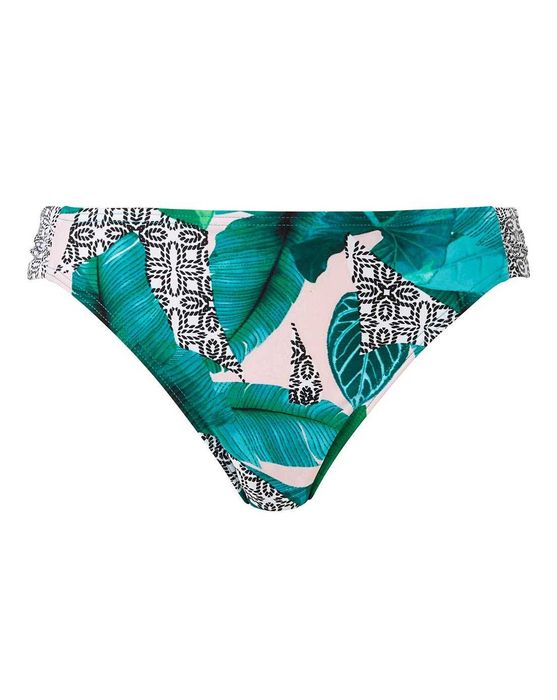 48 Dół Bikini strój kąpielowy 82 cm biało-zielone