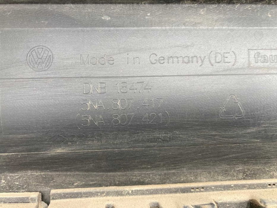 tył tylny zderzak vw tiguan II 5na 16->