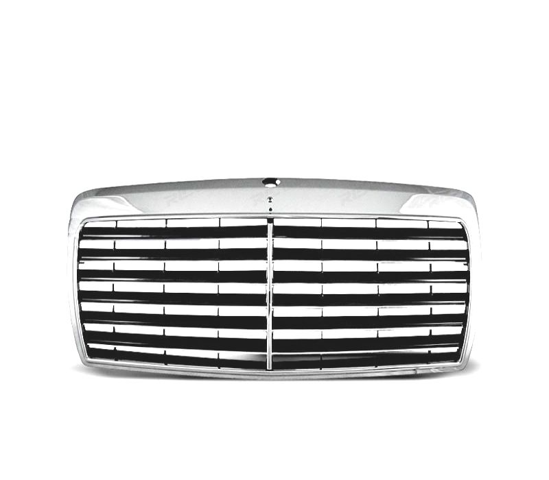 GRELHA FRONTAL MERCEDES W124 85-93 CROMADO