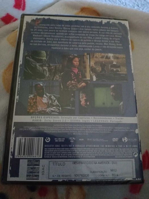 Dvd novo Desaparecido na America