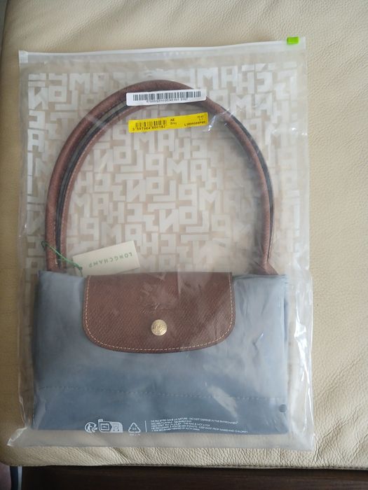 Saco longchamp cinzento