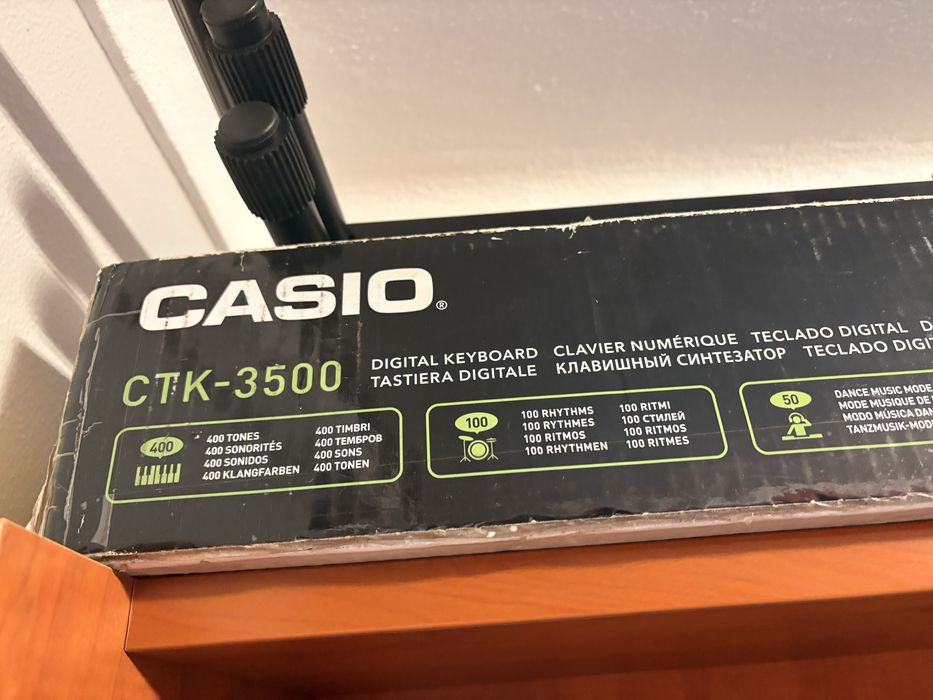 Teclado musical casio ctk 3500