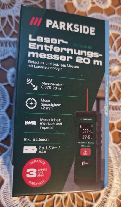 dalmierz laserowy PARKSIDE PLEM 20 B6 (Posiadam wiecej sztuk !!)