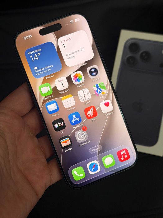 telefon APPLE iPhone 17 Pro 5G 256GB 99% kondycja - ASCOM ul Klasztorna