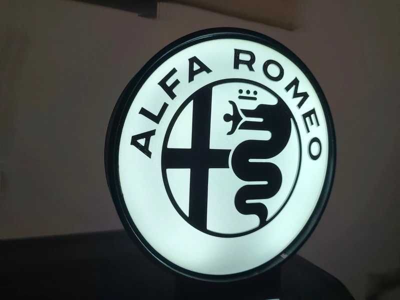Lightbox Luminaria decorativa Alfa Romeo v2