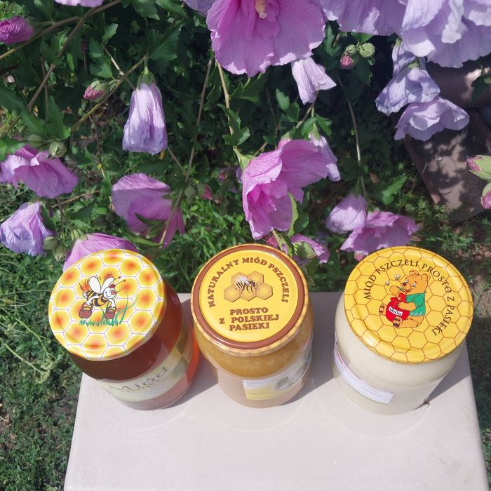 Miód prawdziwy NATURALNY z opakowaniem