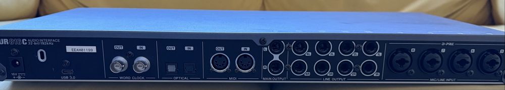 Interface Steinberg UR816C