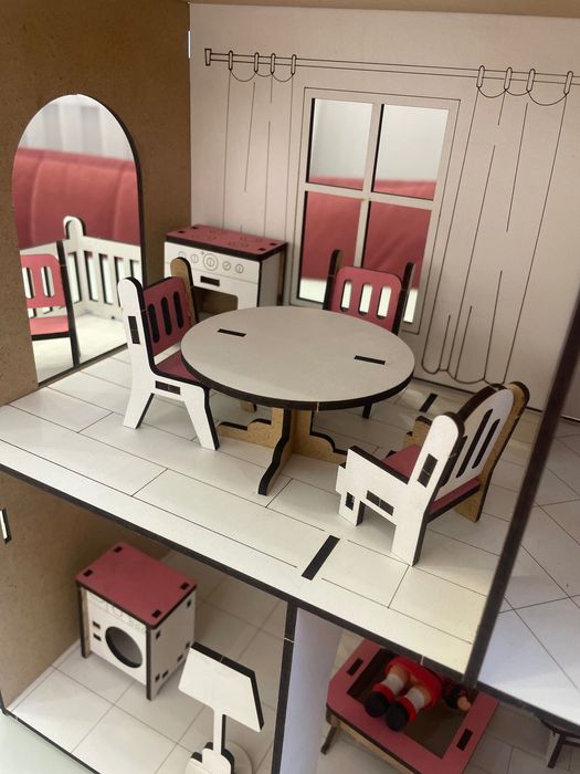 Дитячий будиночок для ляльок Лол НОВИЙ‼️ Деревʼяний будинок з меблями