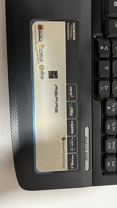 Portátil Acer Aspire 6930G
