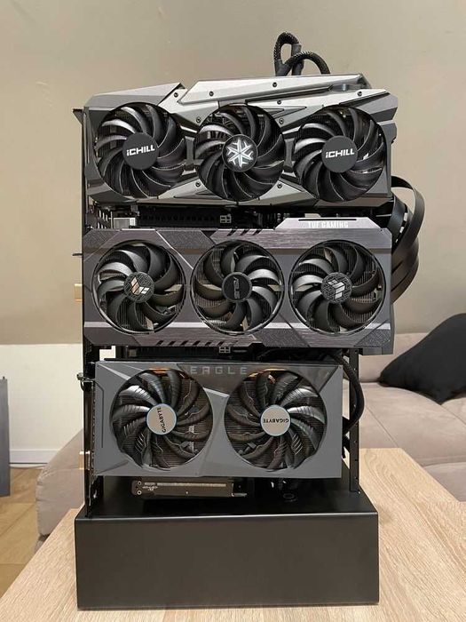 Customowa Obudowa 4-6xGPU ATX / Otwarta / Test bench / AI / crypto