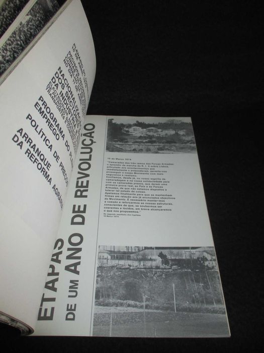 Livro Portugal Um Ano de Revolução 1974 Muito Raro