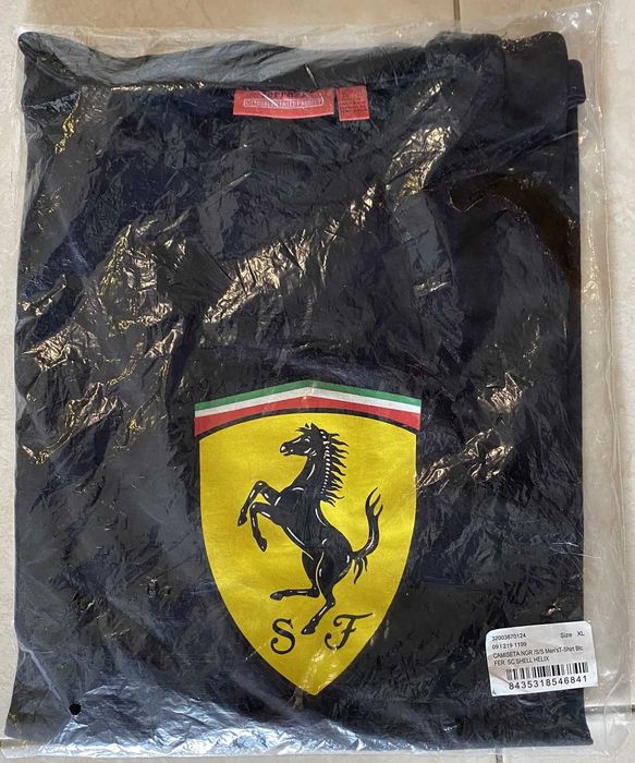 T-shirt FERRARI Oficial Preta XL