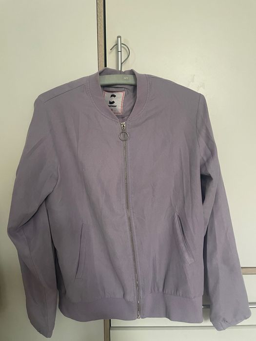 Bluza damska M fioletowa cienka