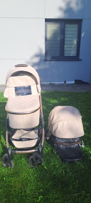 Wózek dziecięcy 3w1 / gondola + spacerówka + fotelik