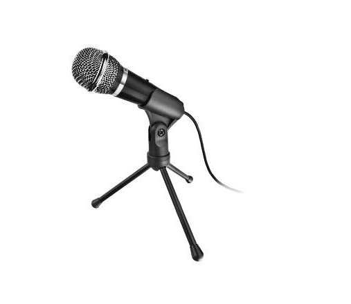 Mikrofon Trust Starzz Uniwersalny, Czarny - USZKODZONE PUDEŁKO !!