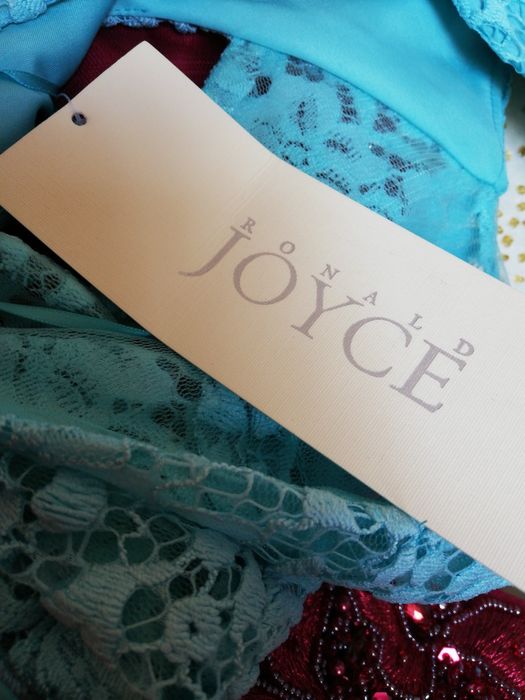 Vestido cerimónia azul claro Ronald Joyce - NOVO