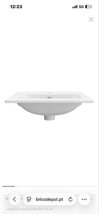 Conjunto Casa de banho pia + movel ARUNA