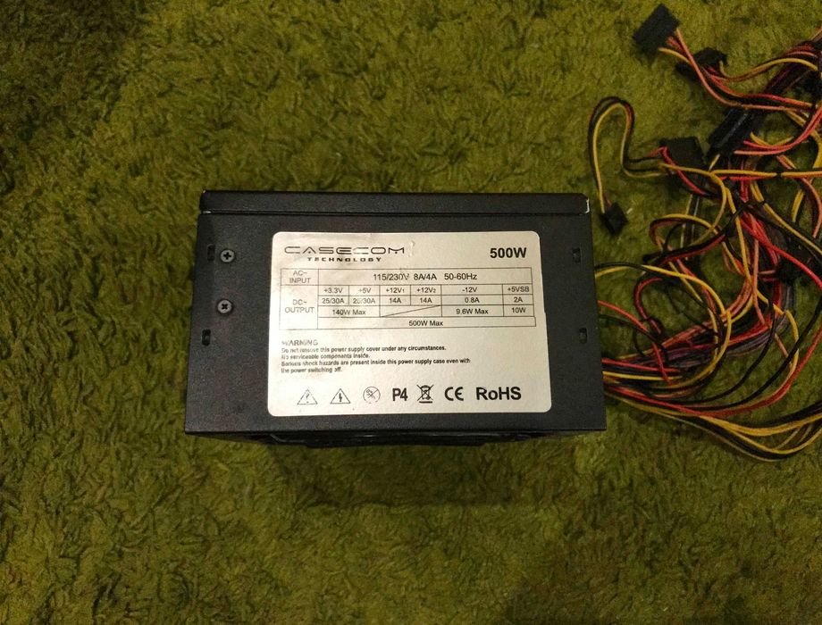 Блок питания 500w: 620 грн. - Комплектующие и аксессуары Кочеток на Olx