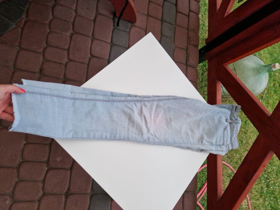 Spodnie damskie rurki niski stan 36 s