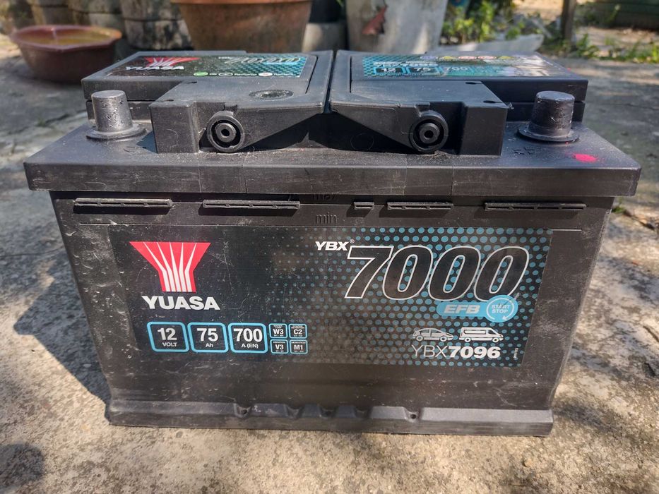 Baterias testadas 75,60 e 52 Ah