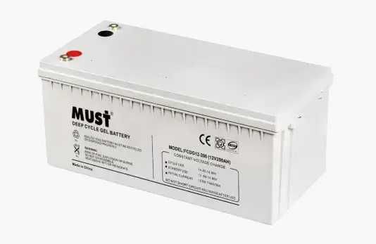 Гелевий акумулятор Must FCDG12-200 12V 200Ah  для ДБЖ