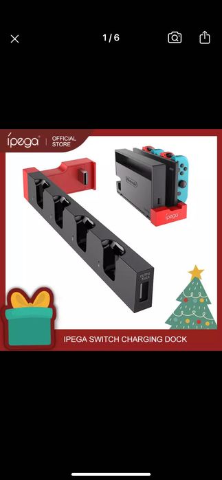 Carregador da Nintendo Switch e vídeo converter da Nintendo Switch