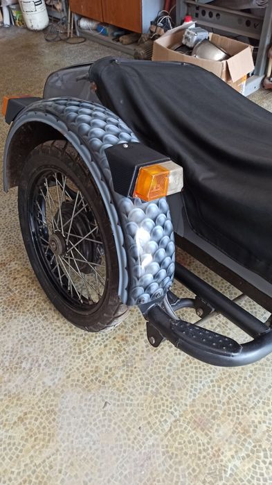 Коляска мотоцикл Урал,  Дніпро. Боковий причіп