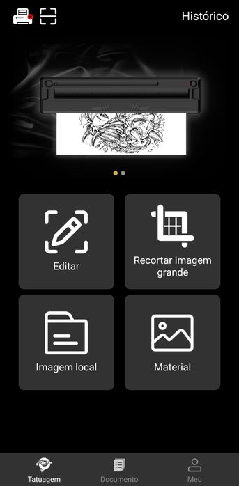 Impressora de tatuagens