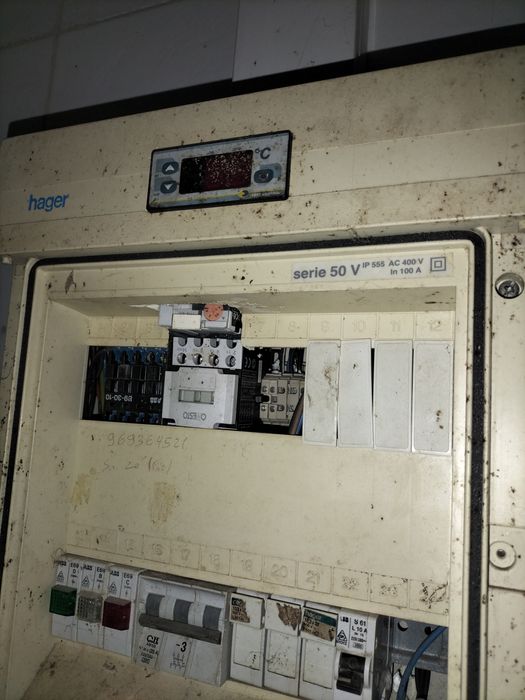 Quadro elétrico de câmara