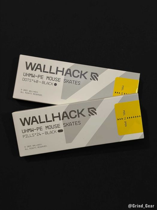 Глайди для скла WALLHACK — Obsidian Pro /  UHMW-PE Black Dots / Pills