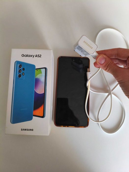 Samsung Galaxy A52 128GB Black — Ідеальний стан, повний комплект!