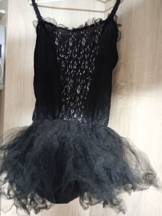 Нарядное Боди  бодік чорний S розмір