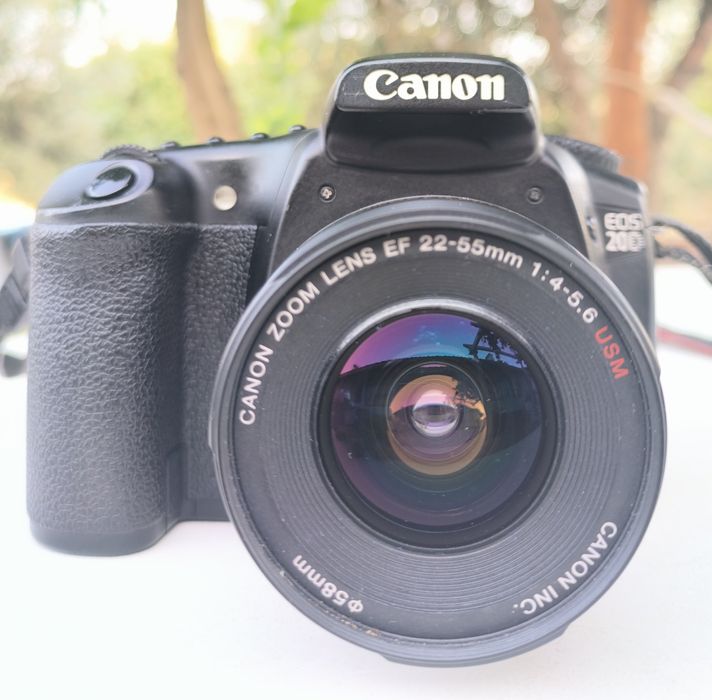 Câmera Canon 20D +lente 22-55 + Cartão 1gb