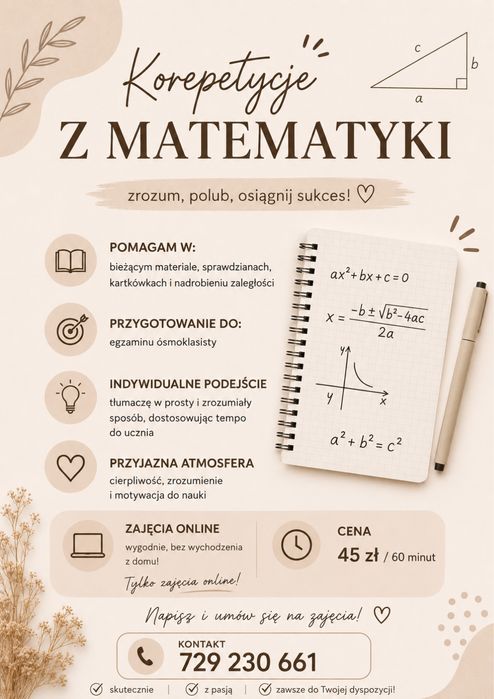 Korepetycje z MATEMATYKI