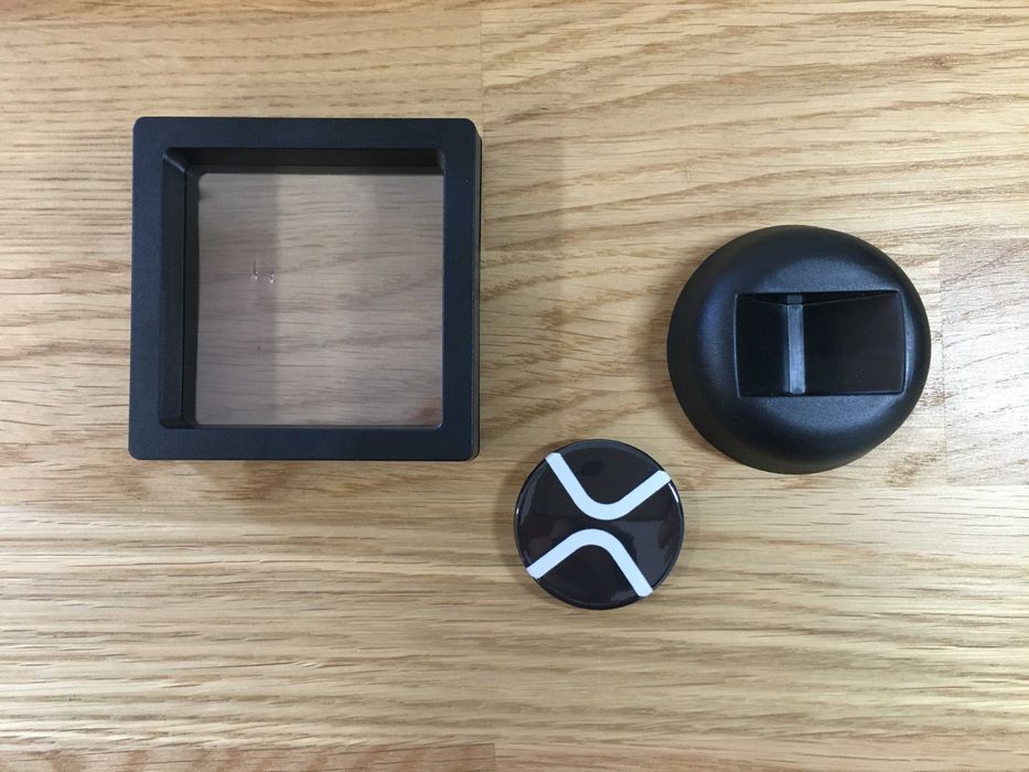 Display Cripto XRP 3D -7x7 - Peça decorativa para Setup Cripto