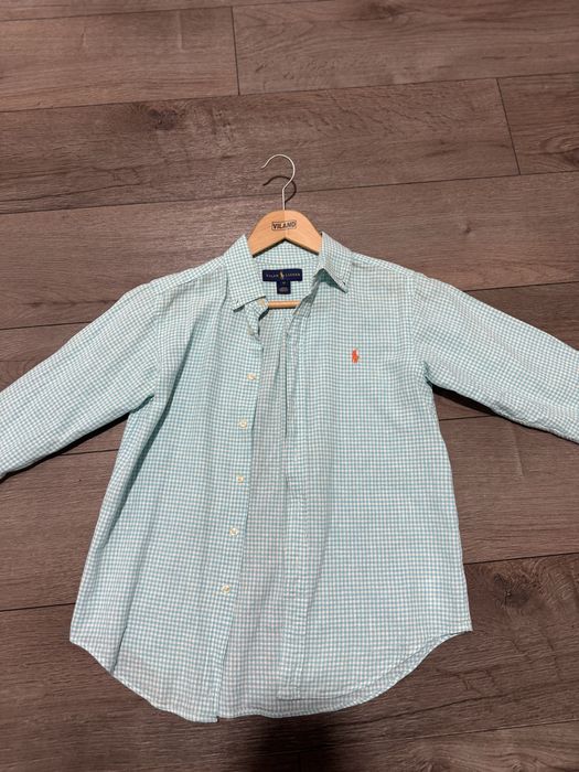Сорочка Polo Ralph Lauren у м'ятно-білу клітинку