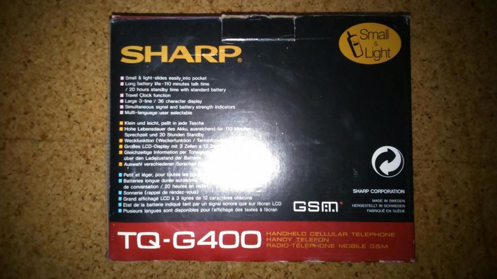 Sharp Mobile Phone. New.64285993835905120