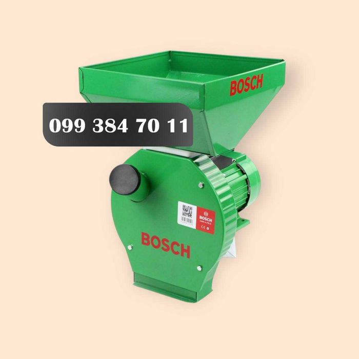 Зернодробилка Bosch BFS 4200 4.2кВт Бош для зерна і качанів кукурудзи