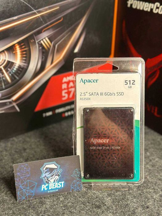 SSD Apacer Panther AS350X 512GB 2.5" | МАГАЗИН | Гарантія 365 днів