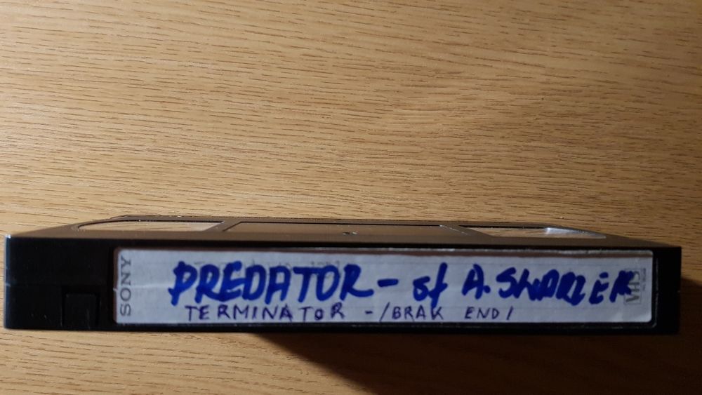 Kaseta VHS z filmem -Predator-