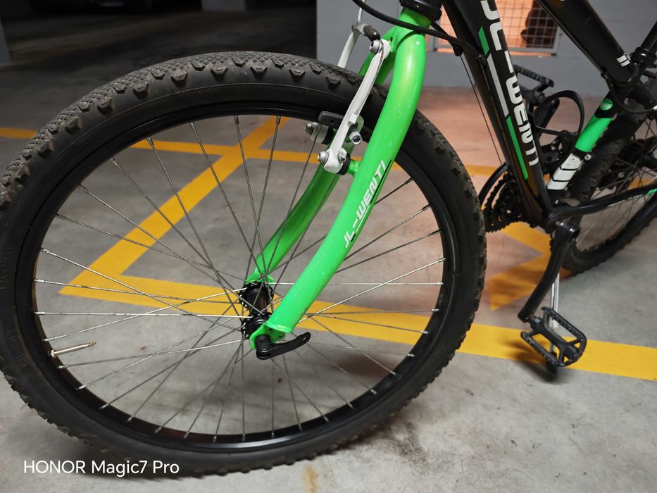 Bicicleta Juvenil JL WENTI 24" – Excelente Estado – Cor Verde