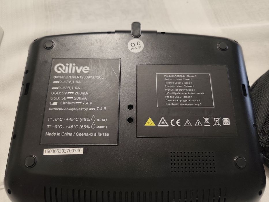 DVD portátil QILIVE