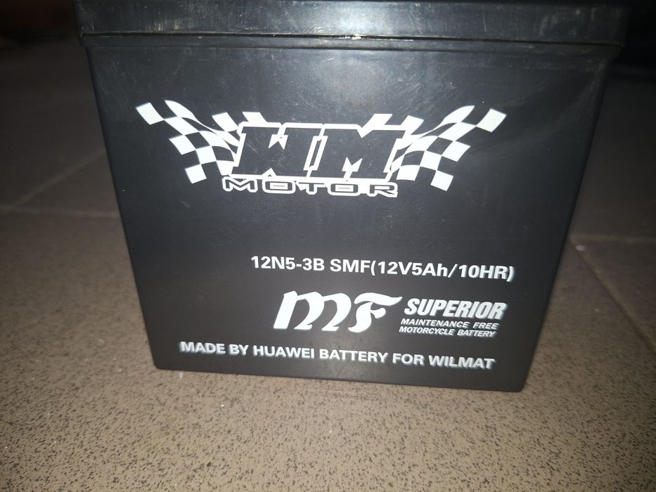 Nowy akumulator 12v .wsk shl wfm simson mz jawa skuter cross chopper bateria