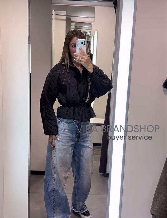 Курточка Zara черная