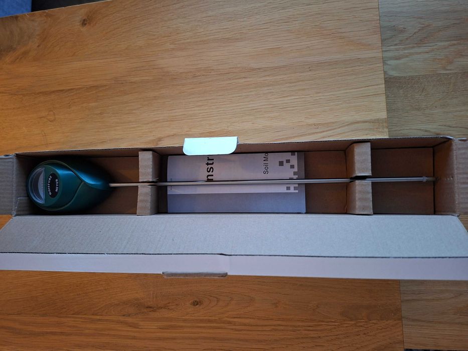 Miernik wilgotności gleby Xlux – długa sonda 40 cm, bez baterii